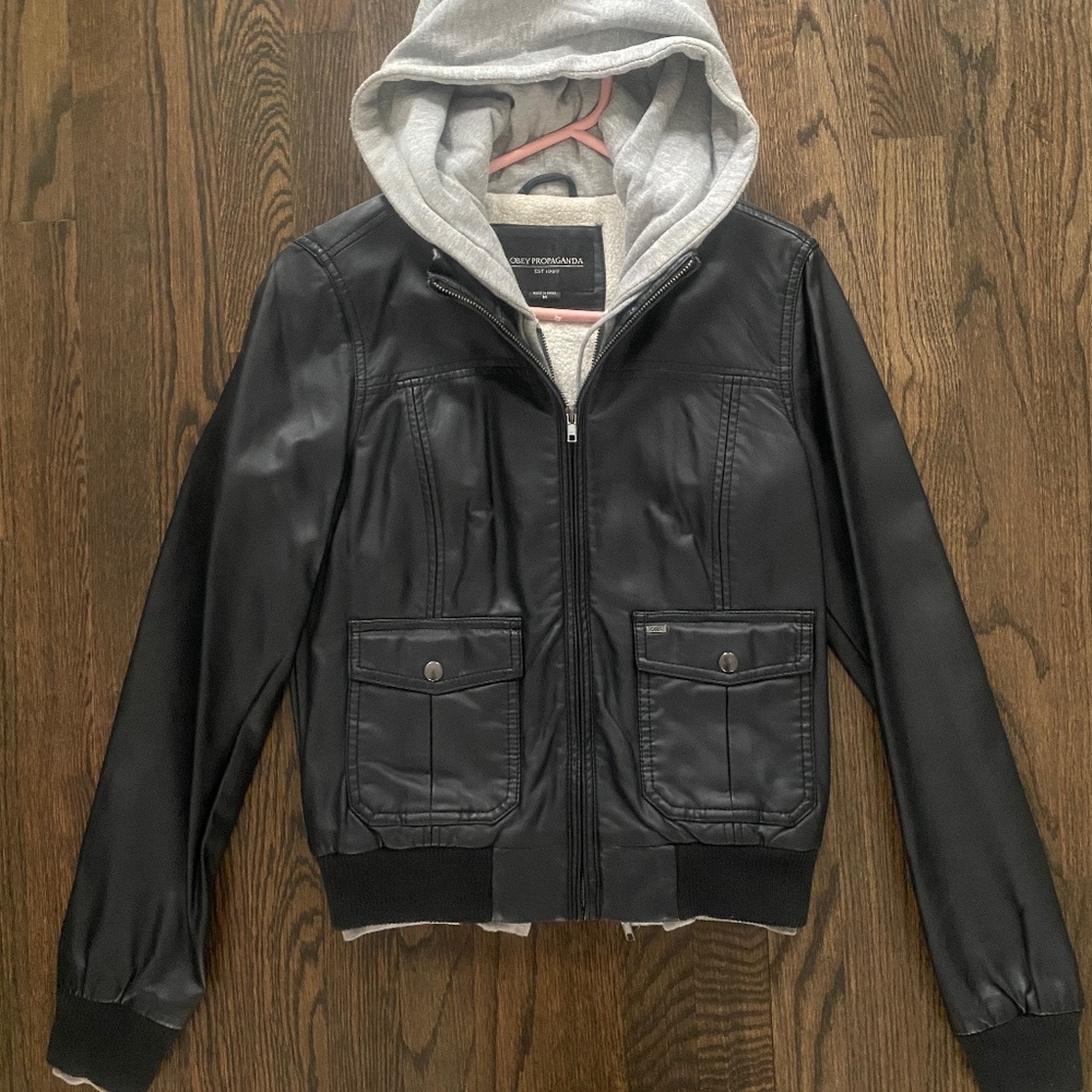 Obey leather Jacket